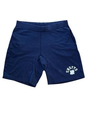 Vintage Undefeated 5 Strike Navy Shorts  UNDFTD Logo cotton gym short Medium